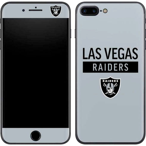 NFL Las Vegas Raiders Silver Performance Series iPhone 8 Plus Skin