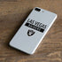 NFL Las Vegas Raiders Silver Performance Series iPhone 8 Plus Skin