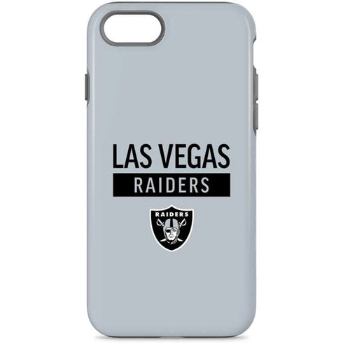 NFL Las Vegas Raiders Silver Performance Series iPhone 8 Pro Case