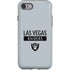 NFL Las Vegas Raiders Silver Performance Series iPhone SE (2nd & 3rd Gen) Pro Case
