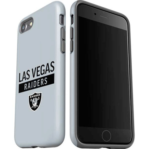 NFL Las Vegas Raiders Silver Performance Series iPhone SE (2nd & 3rd Gen) Pro Case