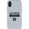 NFL Las Vegas Raiders Silver Performance Series iPhone X Pro Case