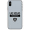 NFL Las Vegas Raiders Silver Performance Series iPhone X Skin
