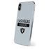 NFL Las Vegas Raiders Silver Performance Series iPhone X Skin