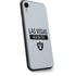 NFL Las Vegas Raiders Silver Performance Series iPhone XR Skin