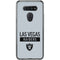 NFL Las Vegas Raiders Silver Performance Series LG K51/Q51 Clear Case
