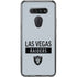 NFL Las Vegas Raiders Silver Performance Series LG K51/Q51 Clear Case