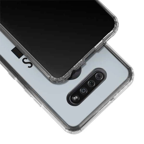 NFL Las Vegas Raiders Silver Performance Series LG K51/Q51 Clear Case