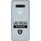 NFL Las Vegas Raiders Silver Performance Series LG Stylo 6 Clear Case