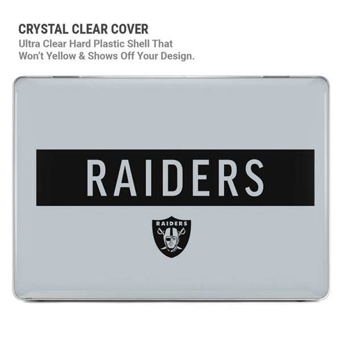 NFL Las Vegas Raiders Silver Performance Series MacBook Air 13in M1 (2021) Case plus Skin