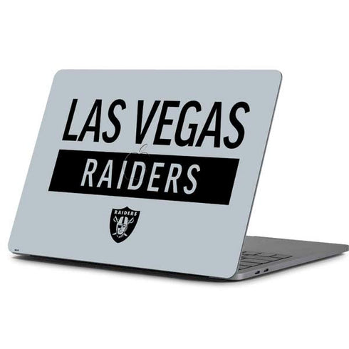 NFL Las Vegas Raiders Silver Performance Series Apple MacBook Pro 13-inch Skin