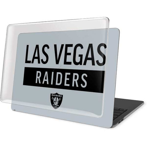 NFL Las Vegas Raiders Silver Performance Series MacBook Pro 16in (2019-20) Case plus Skin