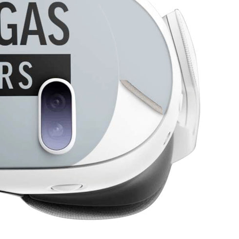 NFL Las Vegas Raiders Silver Performance Series Meta Quest 3 Skin