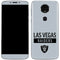 NFL Las Vegas Raiders Silver Performance Series Moto E5 Plus Skin