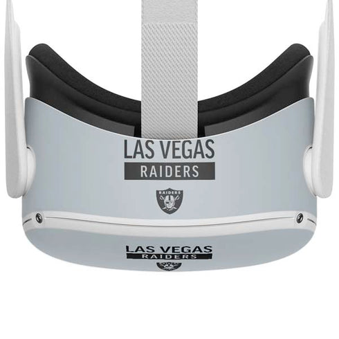 NFL Las Vegas Raiders Silver Performance Series Oculus Quest 2 Skin