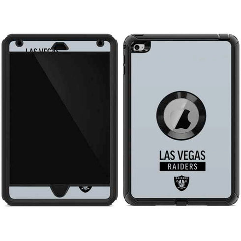NFL Las Vegas Raiders Silver Performance Series Otterbox Defender iPad Skin
