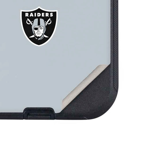 NFL Las Vegas Raiders Silver Performance Series Otterbox Defender iPhone Skin