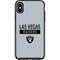 NFL Las Vegas Raiders Silver Performance Series Otterbox Symmetry iPhone Skin