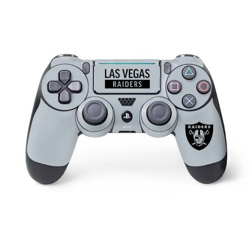 NFL Las Vegas Raiders Silver Performance Series PS4 Pro/Slim Controller Skin