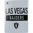 NFL Las Vegas Raiders Silver Performance Series PS5 Console Skin