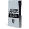 NFL Las Vegas Raiders Silver Performance Series PS5 Slim Disk Console Skin