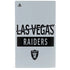 NFL Las Vegas Raiders Silver Performance Series PS5 Slim Disk Console Skin