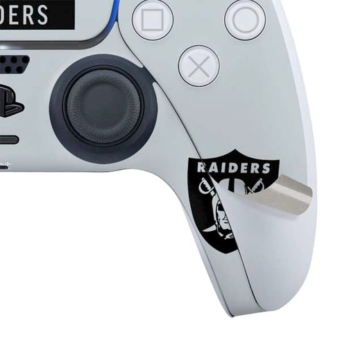 NFL Las Vegas Raiders Silver Performance Series PS5 Slim Digital Edition Bundle Skin