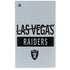 NFL Las Vegas Raiders Silver Performance Series PS5 Slim Digital Edition Console Skin