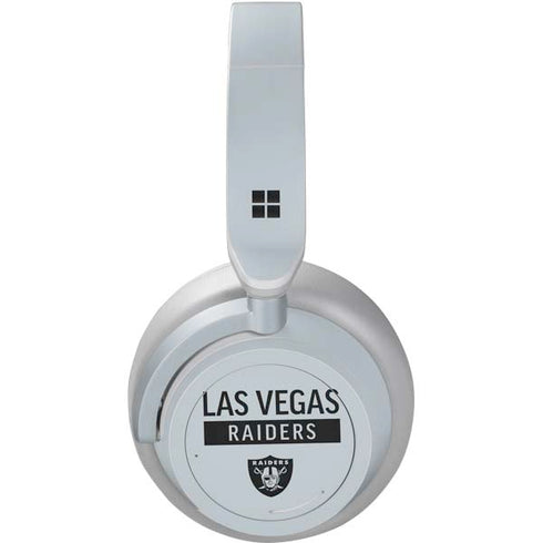 NFL Las Vegas Raiders Silver Performance Series Surface Headphones Skin