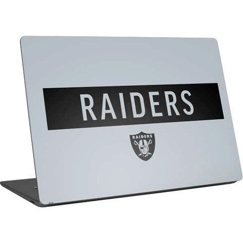 NFL Las Vegas Raiders Silver Performance Series Surface Laptop 4 15in Skin