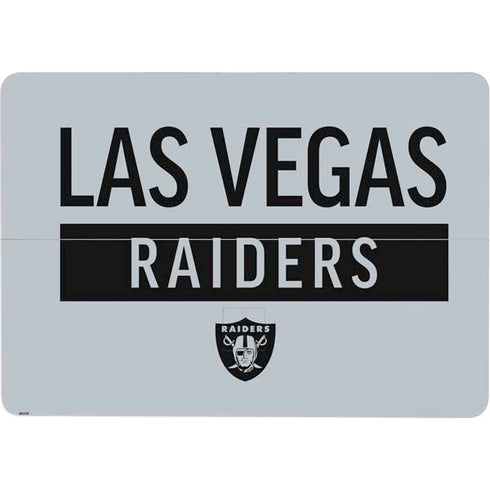 NFL Las Vegas Raiders Silver Performance Series Surface Laptop Studio Skin
