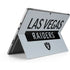 NFL Las Vegas Raiders Silver Performance Series Surface Pro 8 Skin