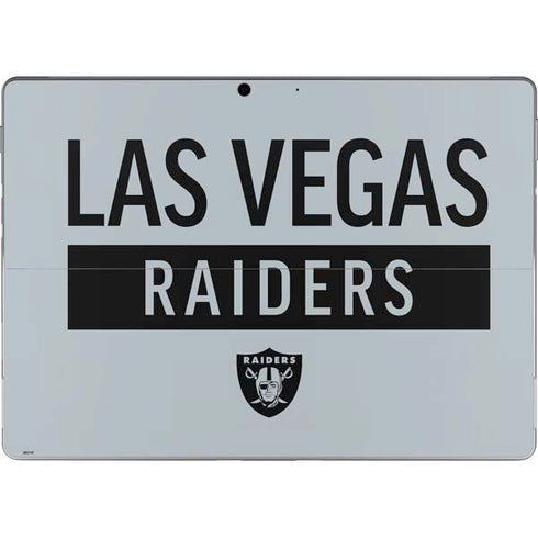 NFL Las Vegas Raiders Silver Performance Series Surface Pro 9 Skin