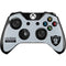 NFL Las Vegas Raiders Silver Performance Series Xbox One Controller Skin