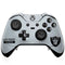 NFL Las Vegas Raiders Silver Performance Series Xbox One Elite Controller Skin