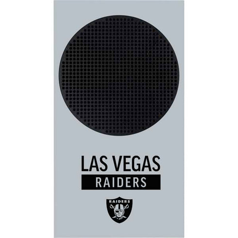 NFL Las Vegas Raiders Silver Performance Series Xbox Series S Bundle Skin