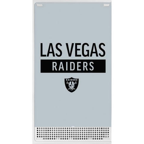 NFL Las Vegas Raiders Silver Performance Series Xbox Series S Bundle Skin
