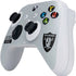 NFL Las Vegas Raiders Silver Performance Series Xbox Series S Controller Skin