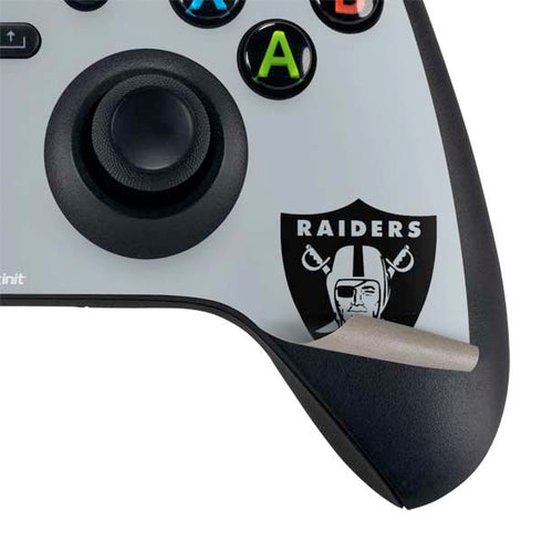 NFL Las Vegas Raiders Silver Performance Series Xbox Series X Bundle Skin