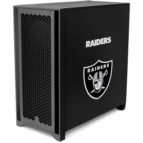 NFL Las Vegas Raiders Team Jersey Corsair 4000D Tempered Glass Mid-Tower ATX Case Skin