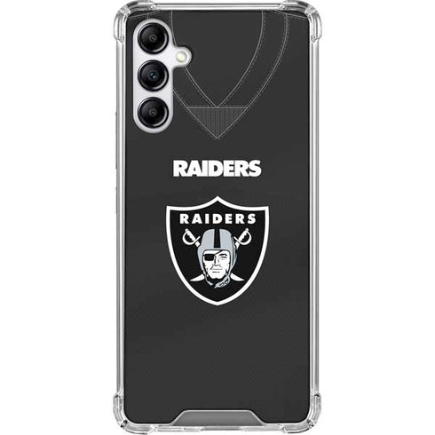 NFL Las Vegas Raiders Team Jersey Galaxy A15 5G Clear Case