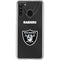 NFL Las Vegas Raiders Team Jersey Galaxy A21 Clear Case