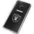 NFL Las Vegas Raiders Team Jersey Galaxy A21 Clear Case