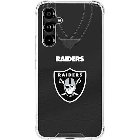 NFL Las Vegas Raiders Team Jersey Galaxy A54 5G Clear Case