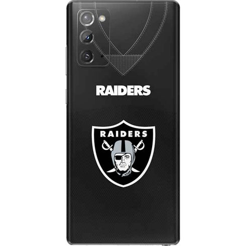 NFL Las Vegas Raiders Team Jersey Galaxy Note20 5G Skin