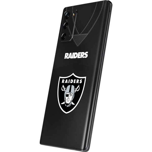 NFL Las Vegas Raiders Team Jersey Galaxy Note20 5G Skin