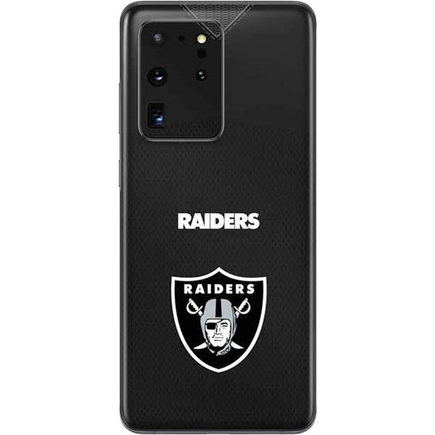 NFL Las Vegas Raiders Team Jersey Galaxy S20 Ultra 5G Skin