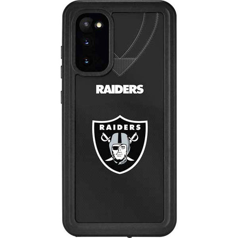NFL Las Vegas Raiders Team Jersey Galaxy S20 Waterproof Case
