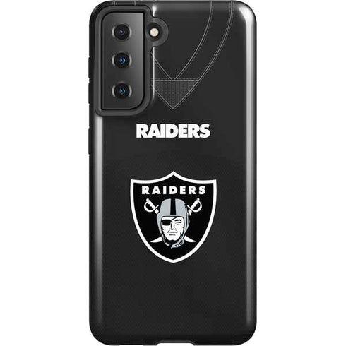 NFL Las Vegas Raiders Team Jersey Galaxy S21 5G Pro Case
