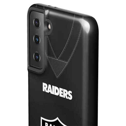 NFL Las Vegas Raiders Team Jersey Galaxy S21 FE Pro Case
